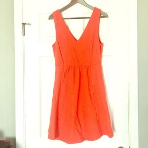 Orange Anthropologie Dress